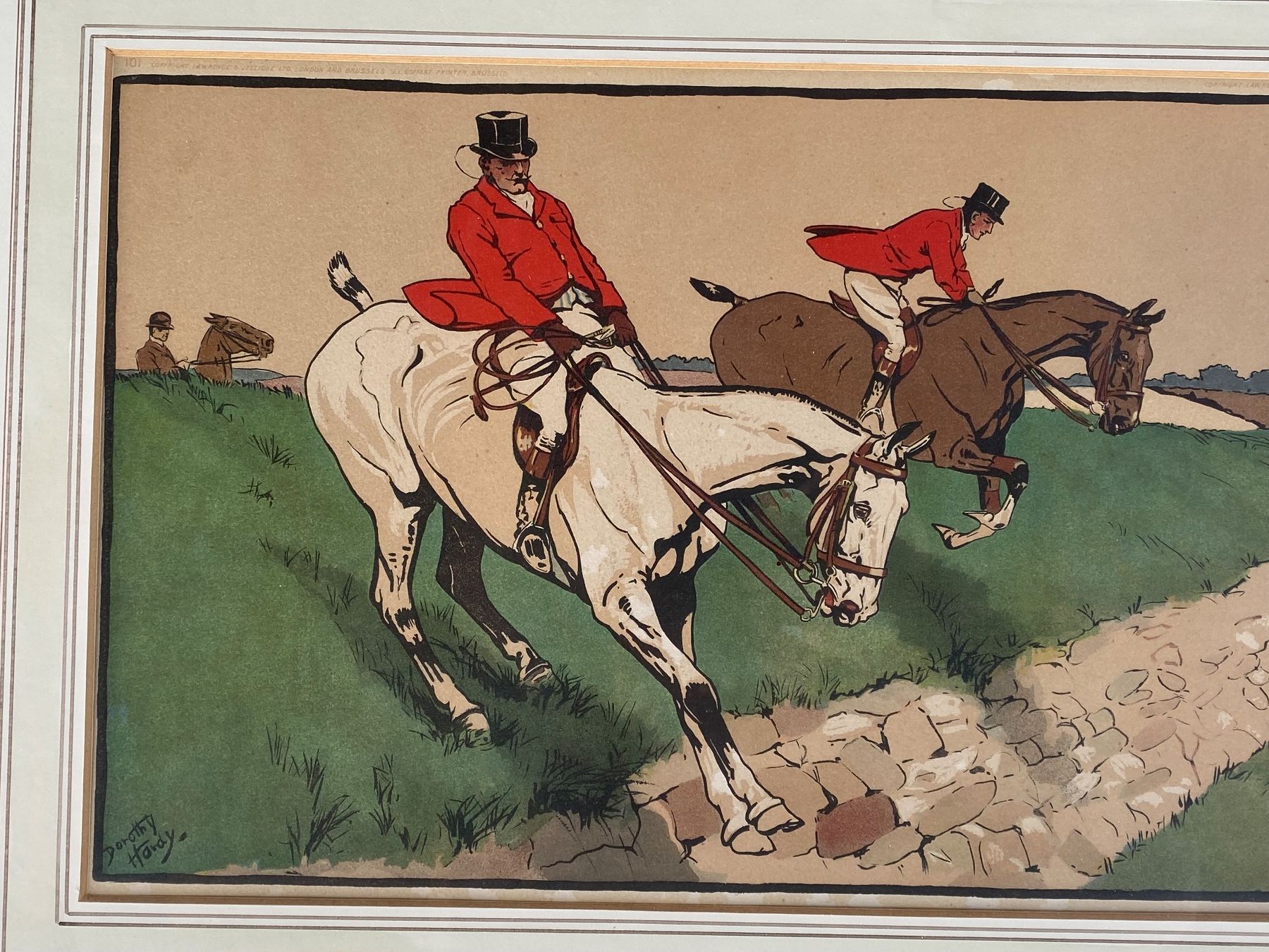 Carrozze: schönes Jagdbild von Dorothy Hardy – Usato da Feldbach venduto da Fea1 4