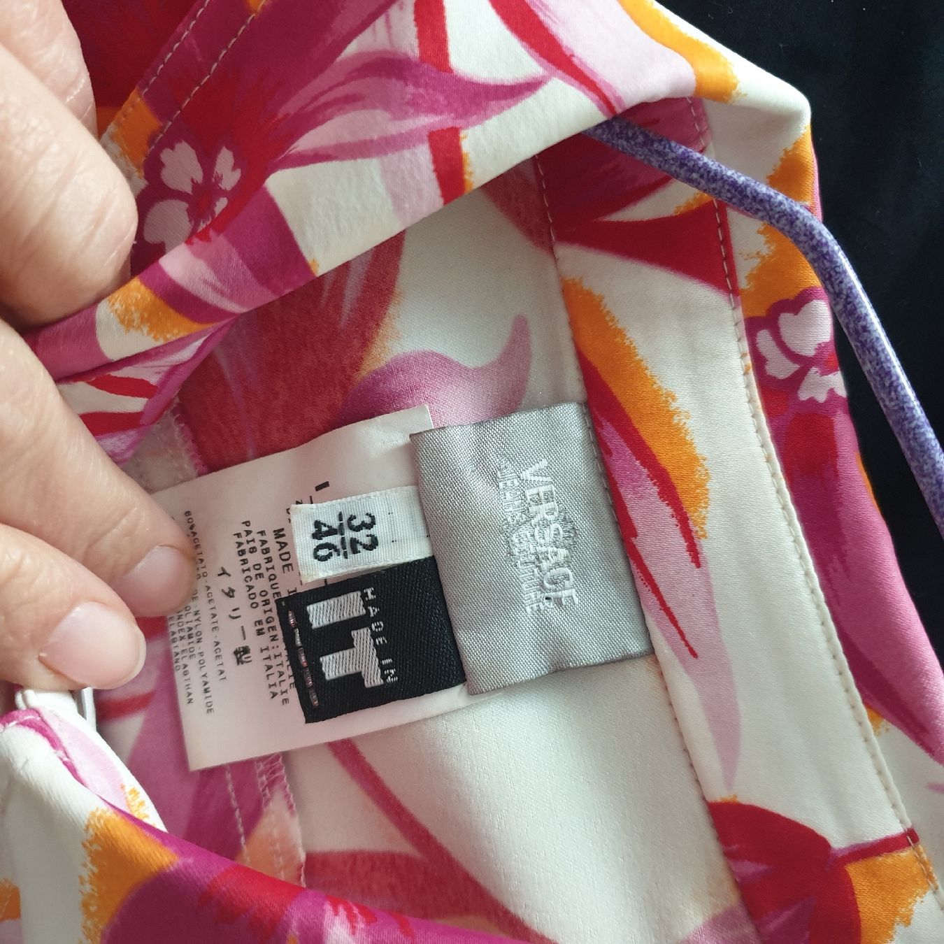 Versace Kleider: Versace schönes blumiges Kleid Gr. 32/46 – Neu (gemäss Beschreibung) aus Frenkendorf von Moon111 4