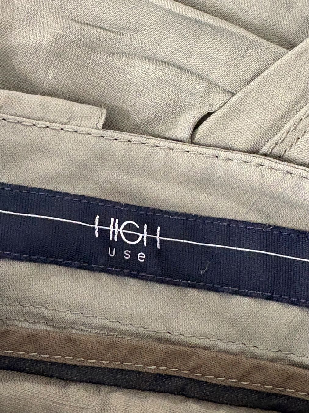 High Pantaloni: High Use Capri Hose Khaki 34 Leinen Viskose – Usato da Regensdorf venduto da secondchancefashion 3