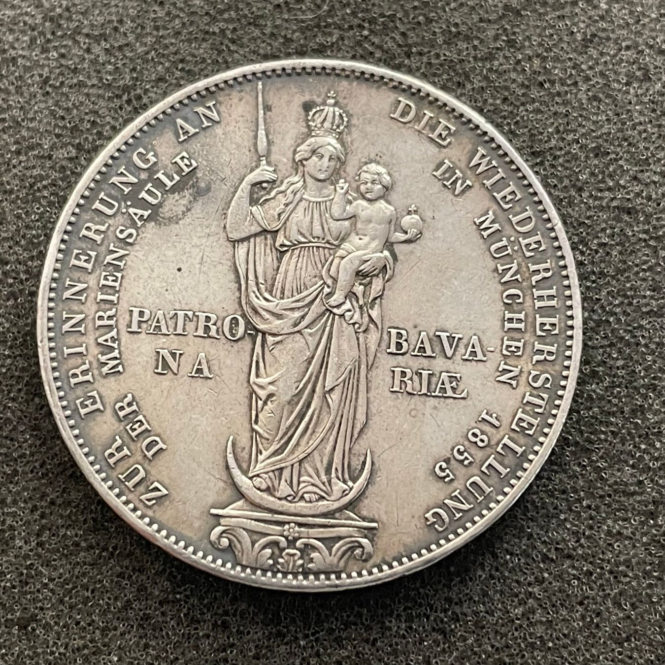 Tutti le monete: 2 Gulden Silber Bayern 1855 – Usato da Reitnau venduto da tb-muenzen