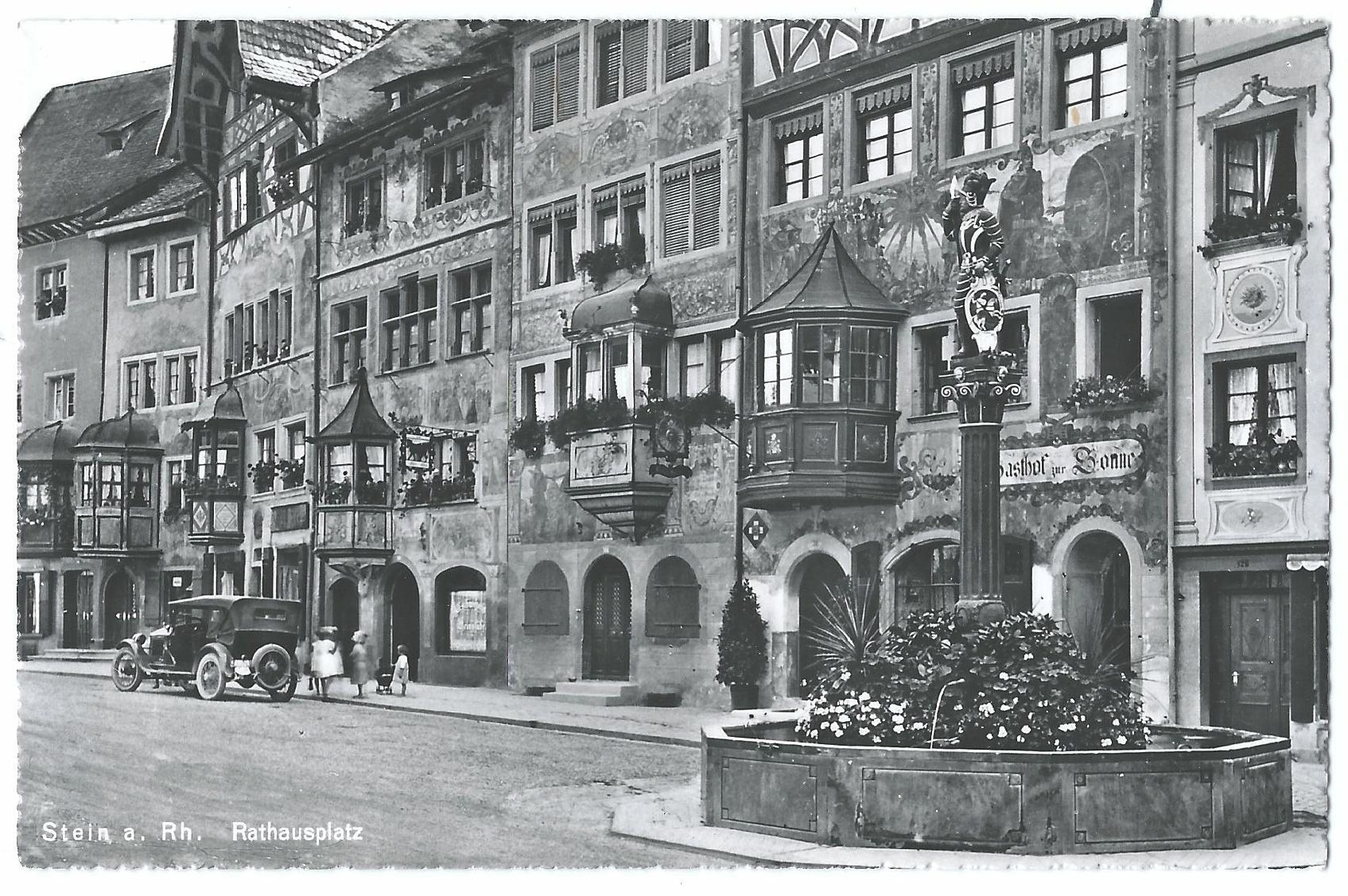 Cartes postales: Stein am Rhein Rathausplatz – D'occasion à Montenol par Vernier2