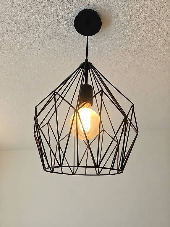 Lampadari & plafoniere: Modern black pendant lamp with geometric shade – Usato da Morges venduto da gau_cl6r