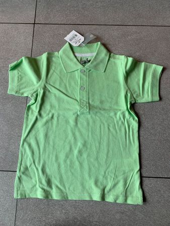 polo shirt garçon vert pomme  gr. 110 - NEU