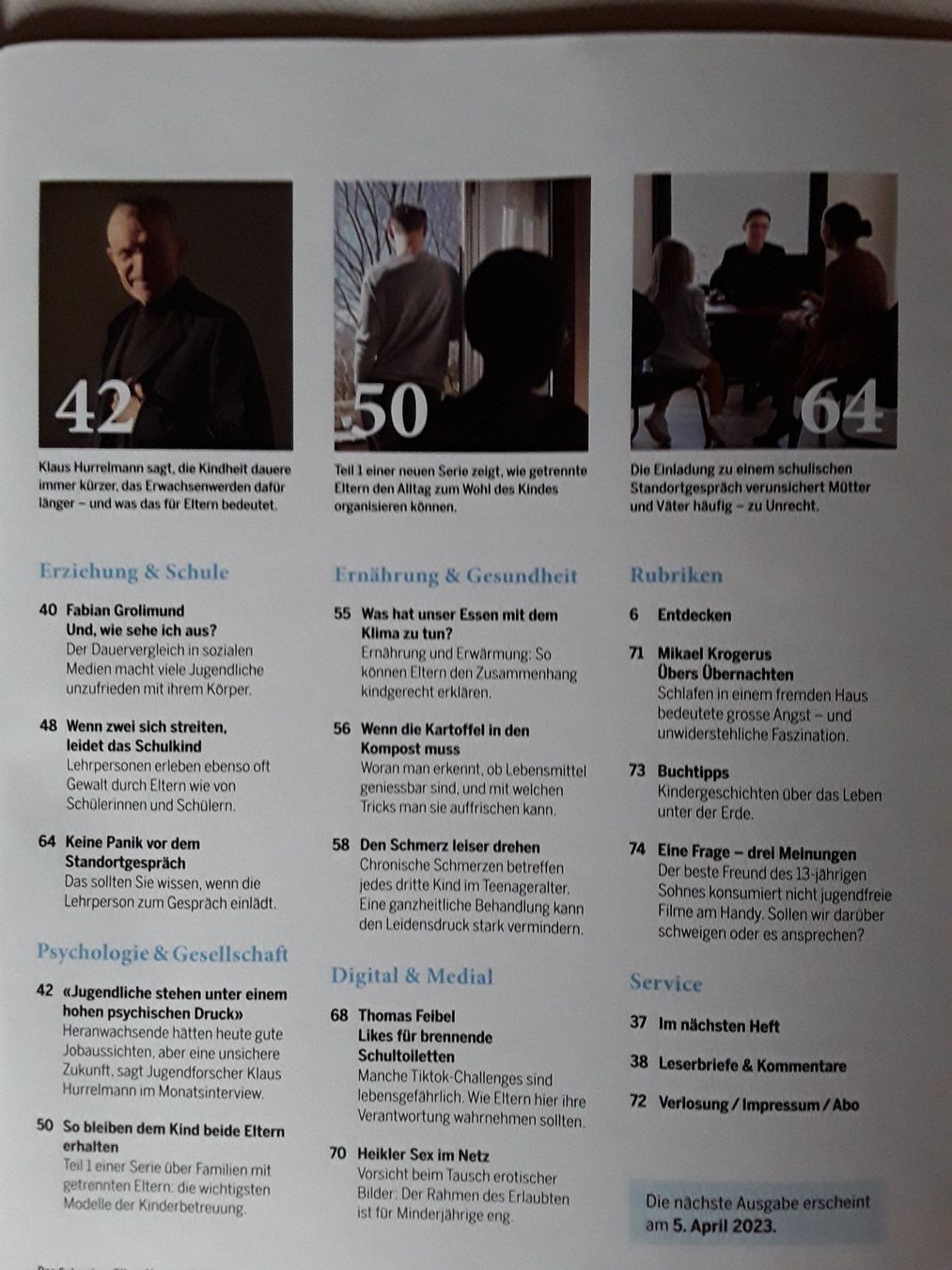 Riviste & Magazine: Elternmagazin 3/2023 – Usato da Wattwil venduto da tannenmeise73 2