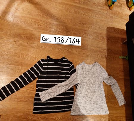 2 Langarmshirts Gr. 158/164, Top Zustand,