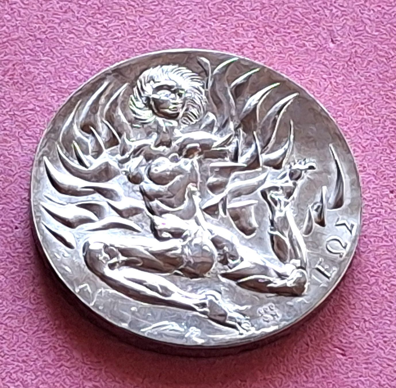 Medaglie: HANS ERNI - 4 ELEMENTE - 1977 – Usato da Boniswil venduto da dpd4coins 3