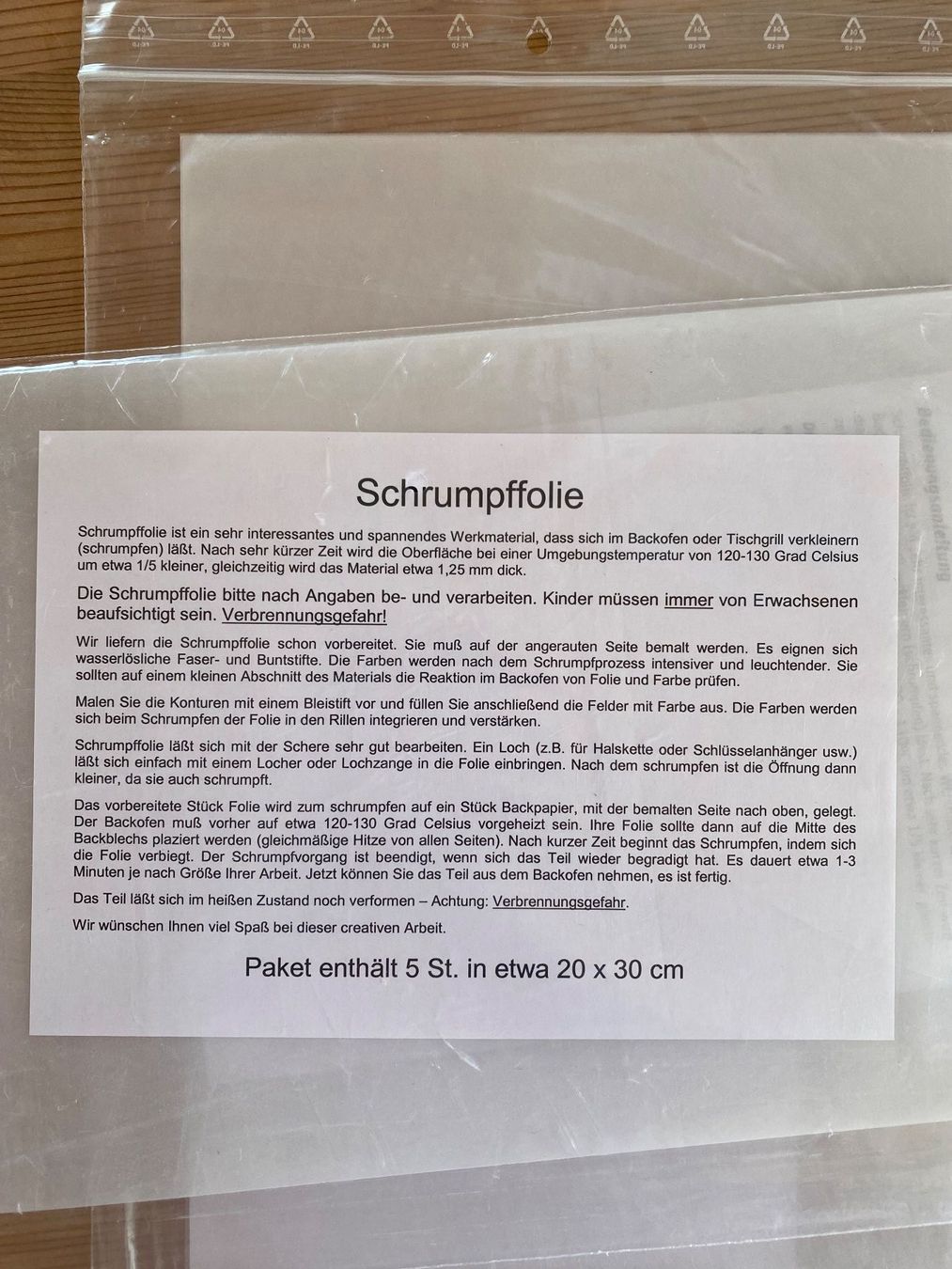 Kits de loisir créatif: 2 Sets Schrumpffolie – Neuf (Voir description) à Uttwil par Samu69 1