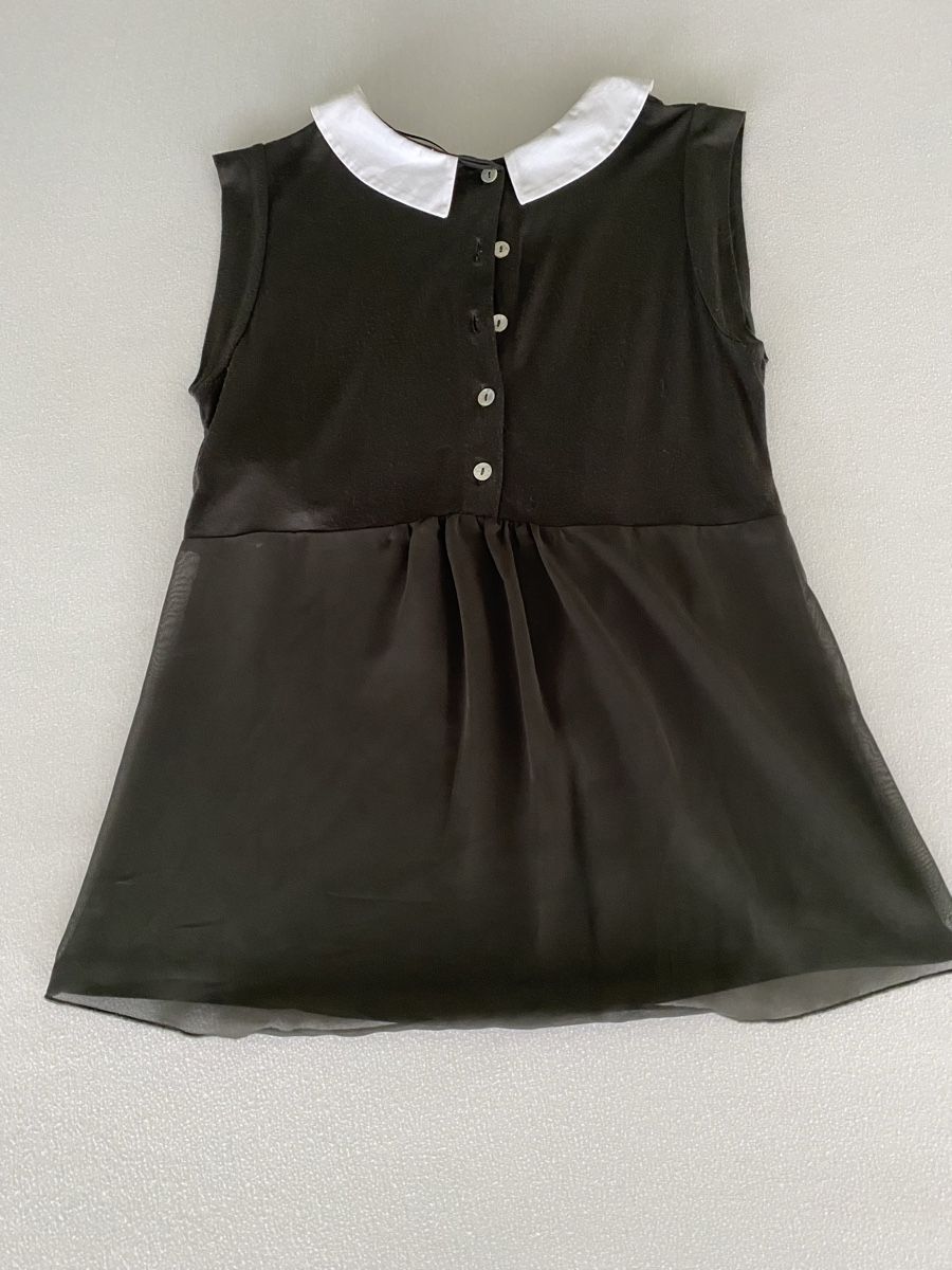 Nafnaf Tops: Top noir NafNaf col blanc XS – Gebraucht aus Champlan von Ger77 1