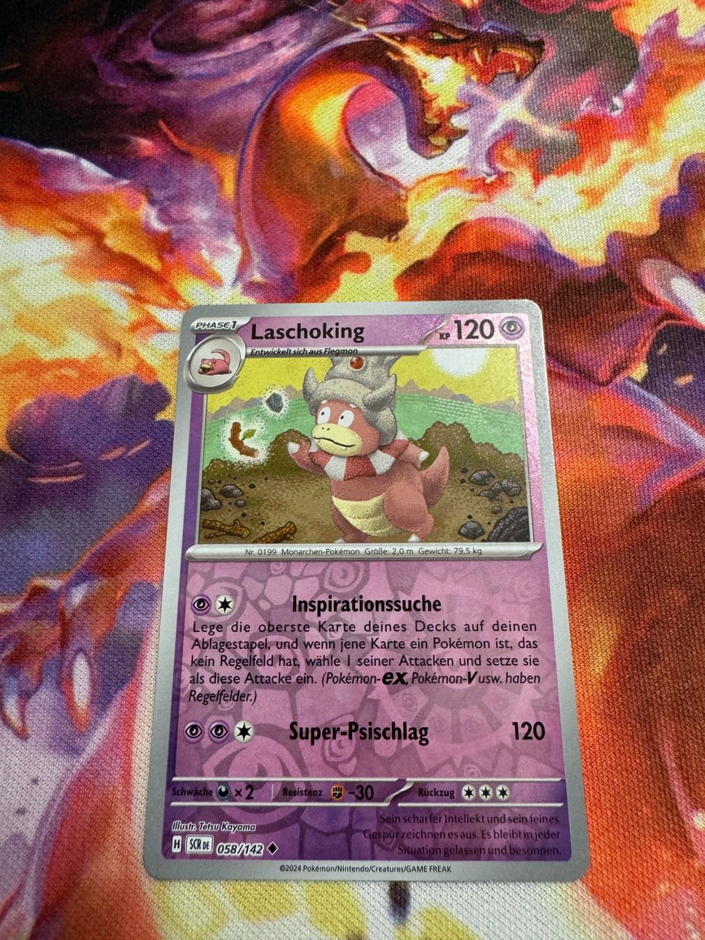 Pokémon Carte collezionabili: Laschoking (SCR 058) / Reverse Holo / Stellarkrone – Nuovo (secondo la descrizione) da Bülach venduto da CherryBlu