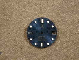 Zifferblatt Omega Speedmaster Professional Chronometer Blau