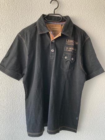 LERROS Poloshirt, Herren, Gr. M, schwarz