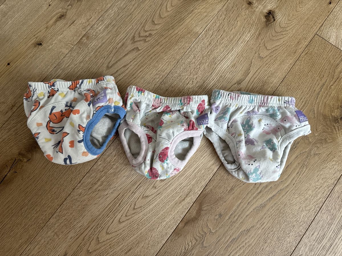 Secchi per pannolini & Pannolini: 3 culottes d’apprentissage bambimo mio – Usato da Montreux venduto da canori