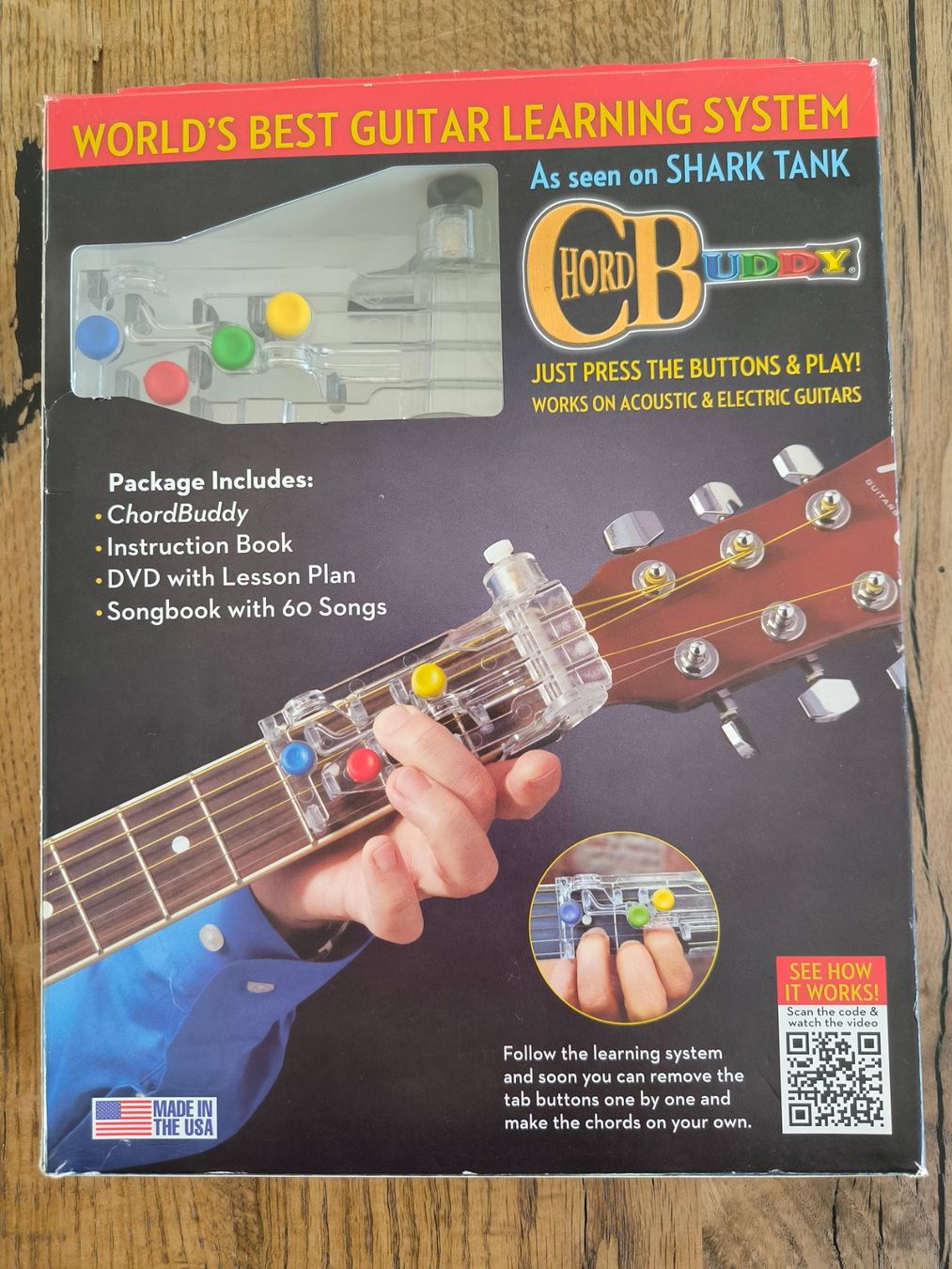 Strumenti musicali: ChordBuddy einfach Gitarre lernen – Nuovo (secondo la descrizione) da Boswil venduto da florida12