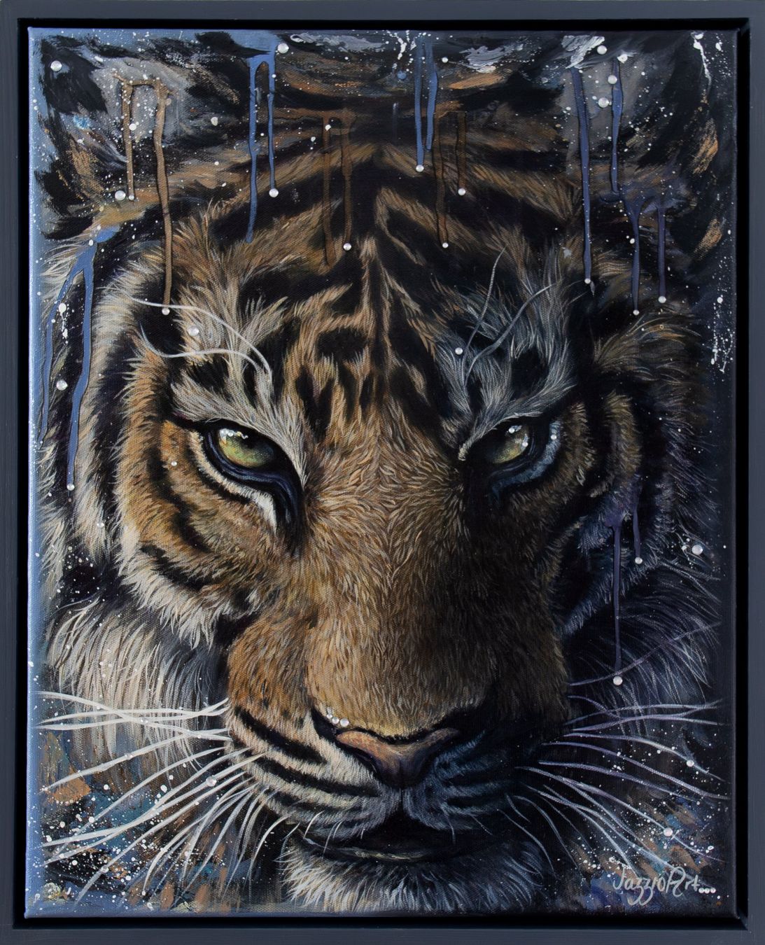 Tableaux: Original Tiger Acrylgemälde – Neuf (Voir description) à Therwil par Jazzio_Art 1