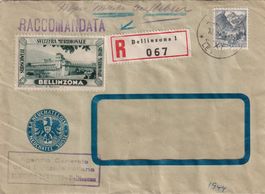 Brief 1944 von Bellinzona nach Zürich
