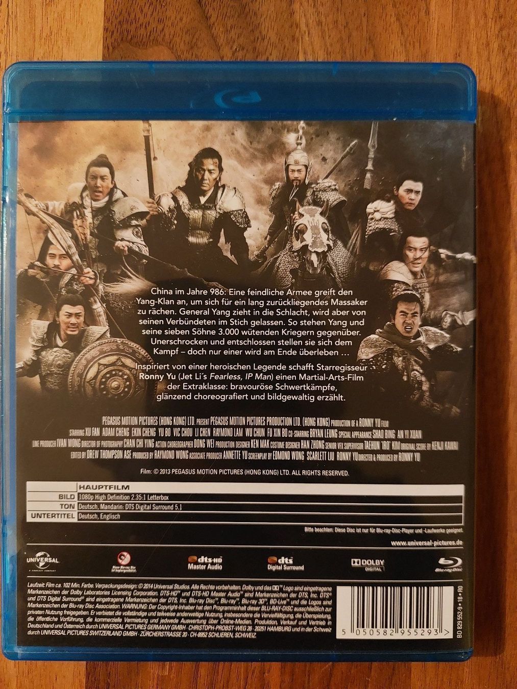 Tutti i DVDs: Blu Ray - Die Söhne des Generals Yang – Usato da Rheinfelden venduto da FilmAuktion 1