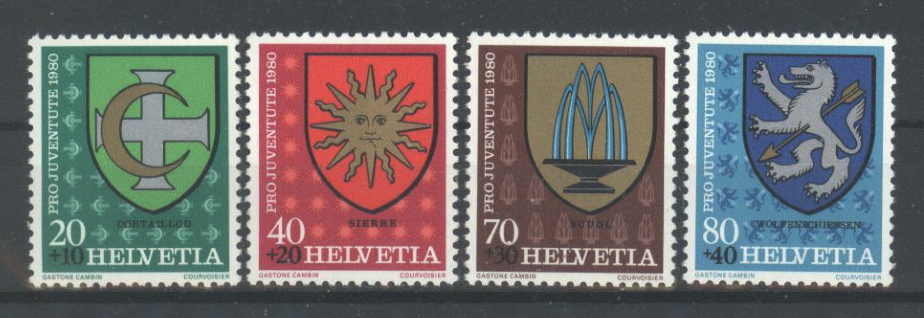Tutti i francobolli: 1980, Pro Juventute ** – Usato da Willisau venduto da Vollstempel