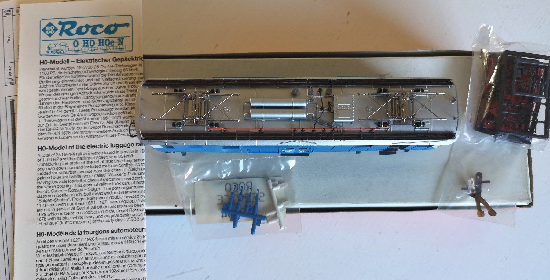 Roco Modellini di ferrovie: Roco Fe 4/4 SBB ( Arbeiter-Pullman ) H0 DC Analog – Usato da Rheinfelden venduto da Goggo5 4