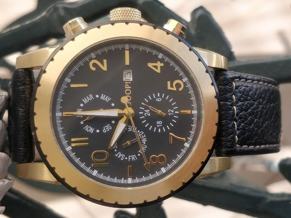 Joop Gold Schwarze Herrenuhr JOOP! Herrenuhr 2037698 Zum Top Preis Auf