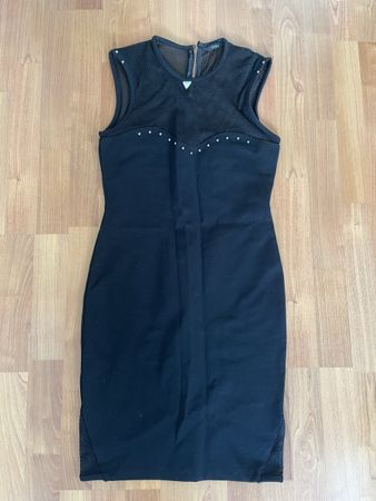 Guess abito estivo nero con borchie, taglia S - elegante!