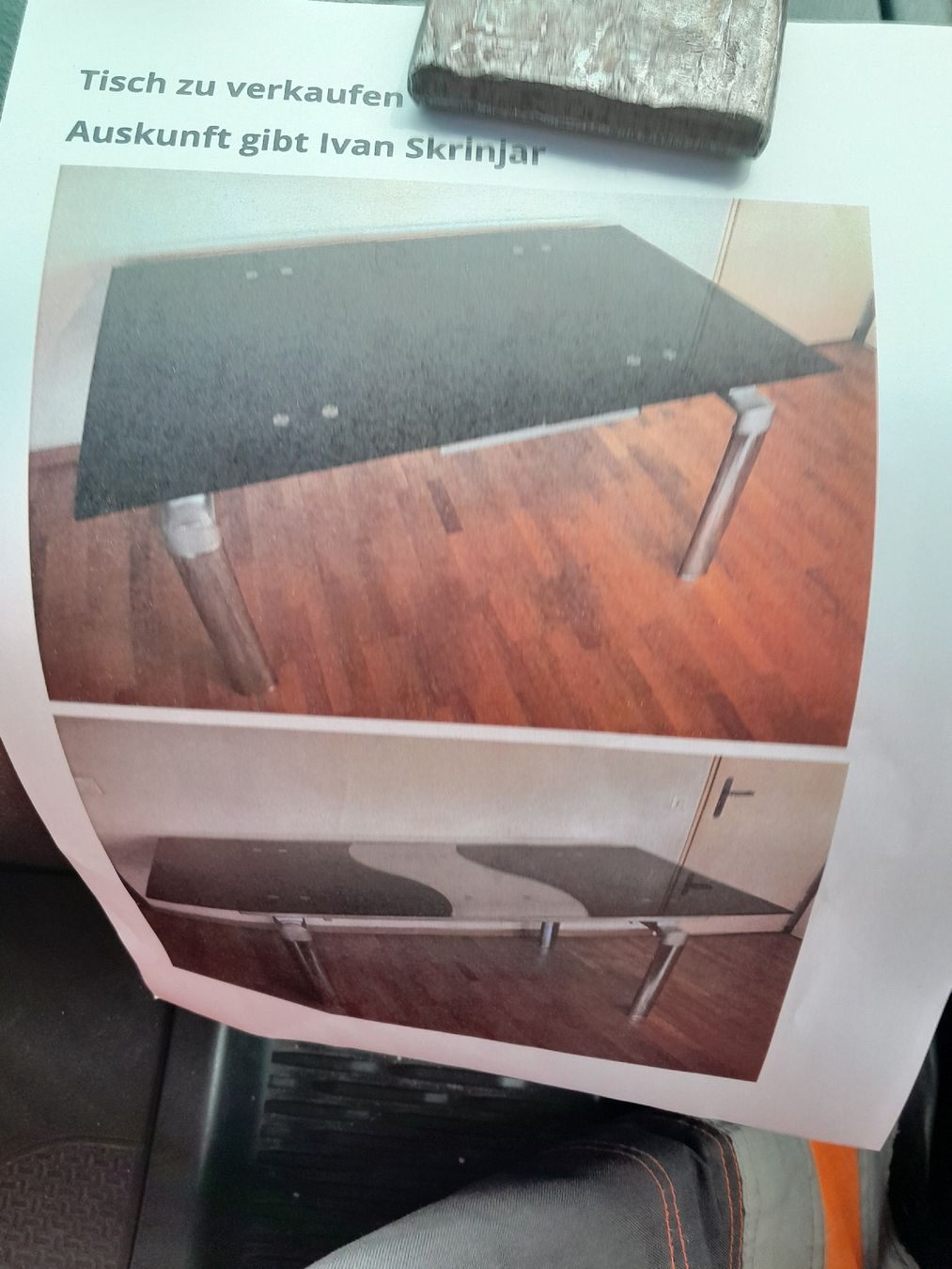 Tavoli: schöner Glas Tisch – Usato da Oberentfelden venduto da jamsdean 1