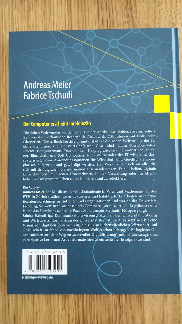 Libri: Der Computer erscheint im Holozän – Usato da Fribourg venduto da MargaritaVal 3