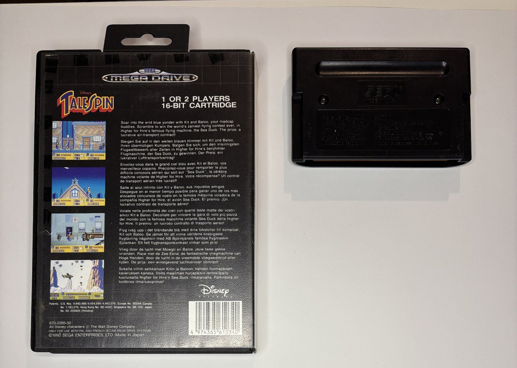 Sega Giochi: MD - Tale Spin – Usato da Allschwil venduto da Bullach 1