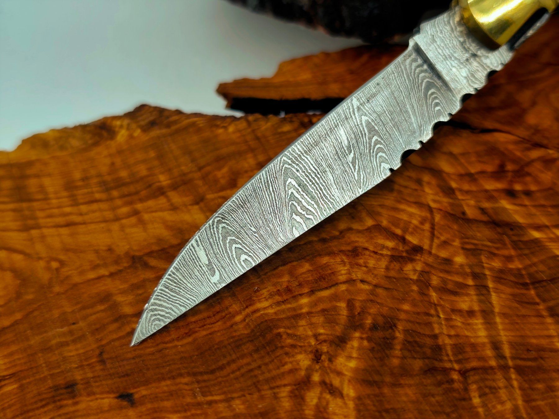 Accessori: Laguiole Damast Messer Klappmesser echtes Damastmesser – Nuovo e nell'imballaggio originale da Arlesheim venduto da Premius_1 2