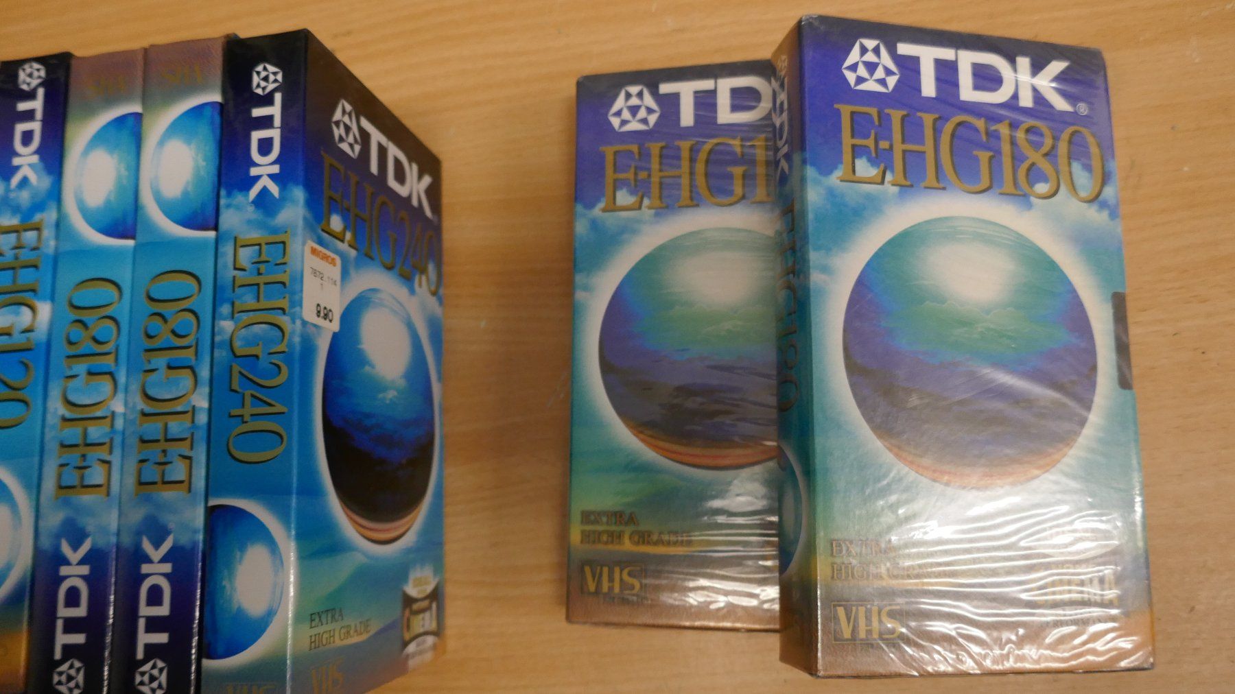 Cassette vuote: VHS Leerkassetten - NEU - NOS – Nuovo e nell'imballaggio originale da Wenslingen venduto da FairlightCMI 1