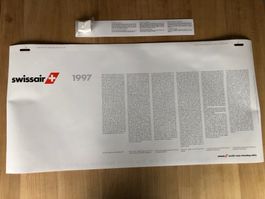 Swissair Wandkalender 1997, Rarität, Sammlerstück