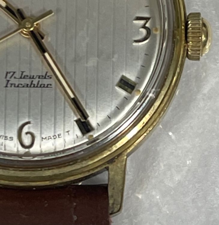 Antea 390 Dynadot Handaufzug Top Ausführung Weiß Lederband Schwarz (h