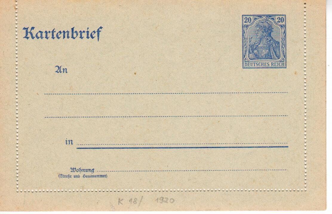 Alle Briefmarken: Kartenbrief - deutsches Reich – Gebraucht aus Wolhusen von Curver9