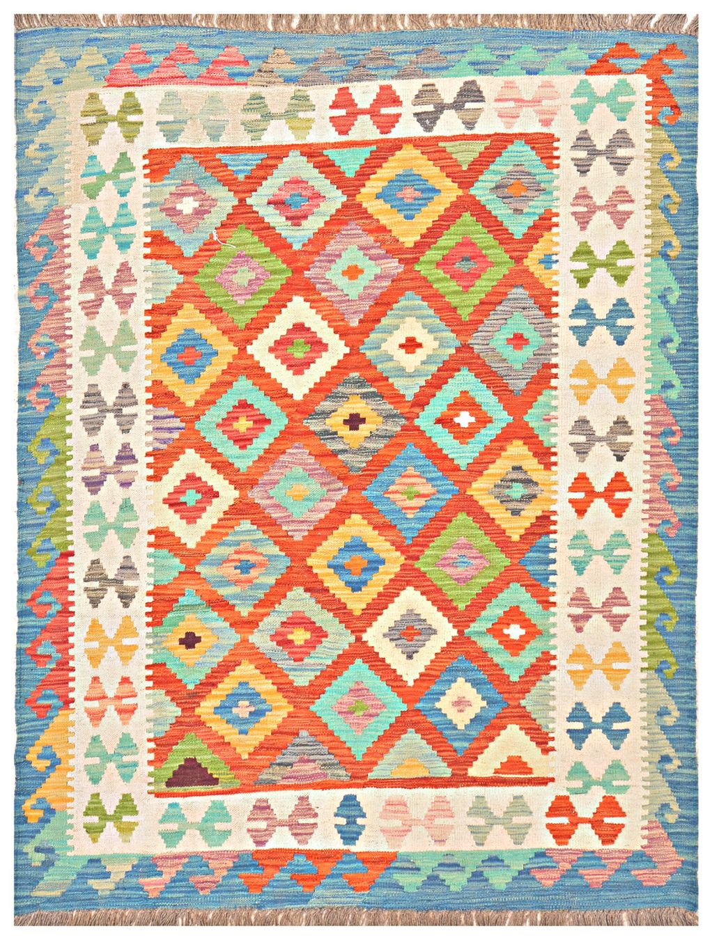 Kelim Tappeti: Oriente Kelim Teppich 150x200 Cm – Nuovo e nell'imballaggio originale da Lahore venduto da Fairways79 7