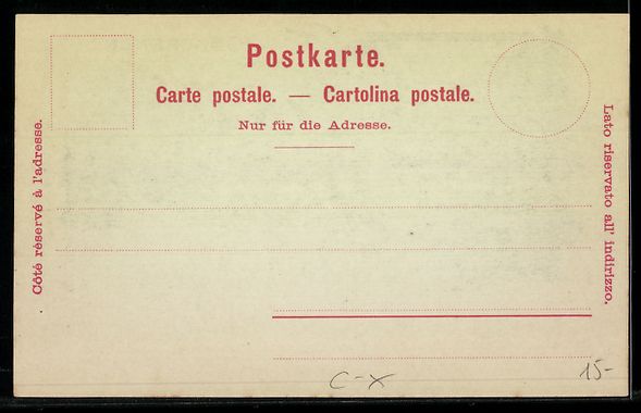 Cartoline postali: Litho Göschenen, Gotthard-Tunnel, Ortsa – Usato da Berlin venduto da bartko-reher 1