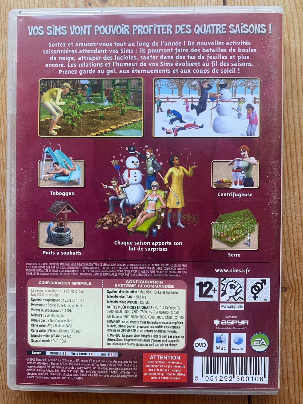 Giochi: Les Sims 2 (5 volumes, version Mac, Aspyr) – Usato da Rochefort venduto da Philen292 9