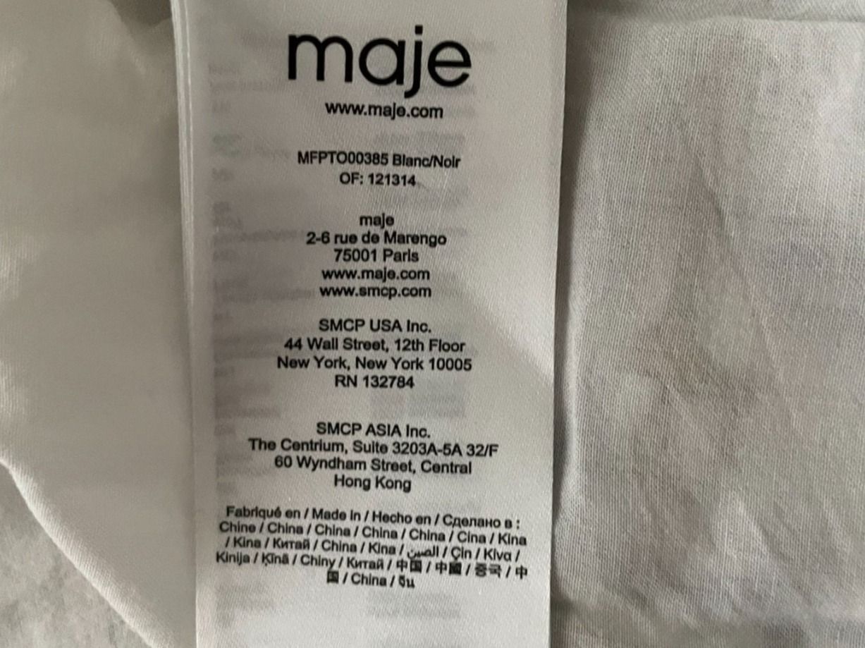 Maje Camicette: MAJE Damenblouse *neuwertig" – Usato da Wabern venduto da carciofo 6