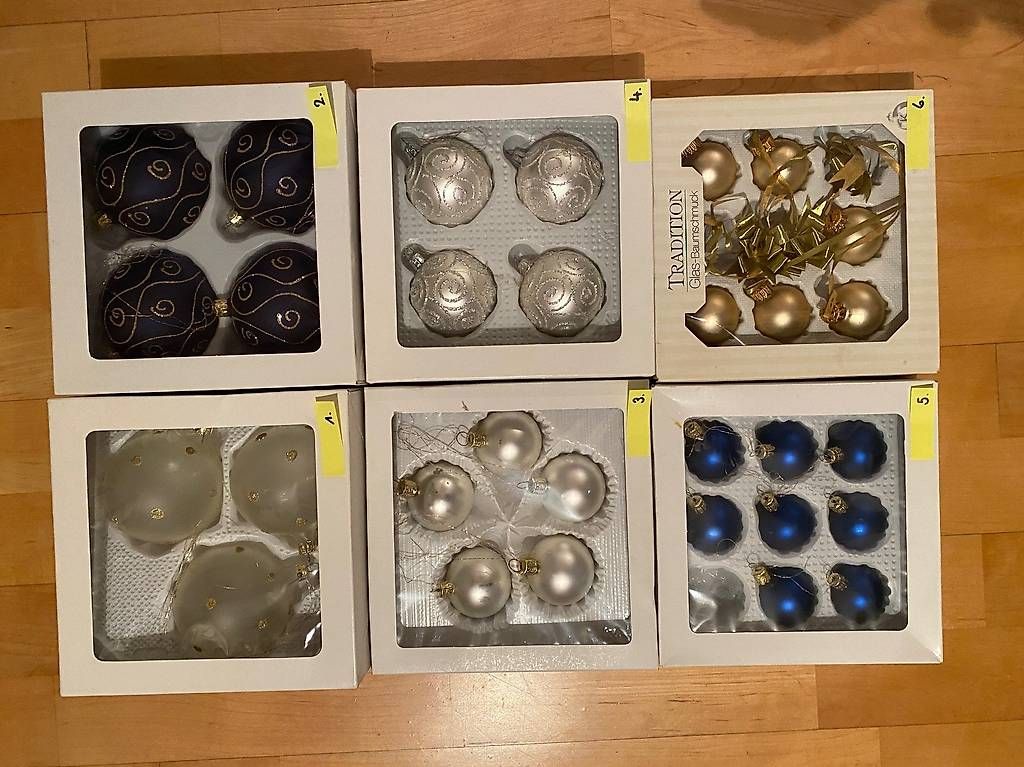 Tutte le decorazioni: Schöne Weihnachtskugeln – Usato da Münsingen venduto da inf_kd6b