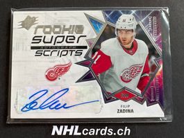 Filip Zadina NHL Rookie Auto Card (SPx)