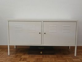 Ikea Metallkommode Spint Schrank Regal weiss Büro