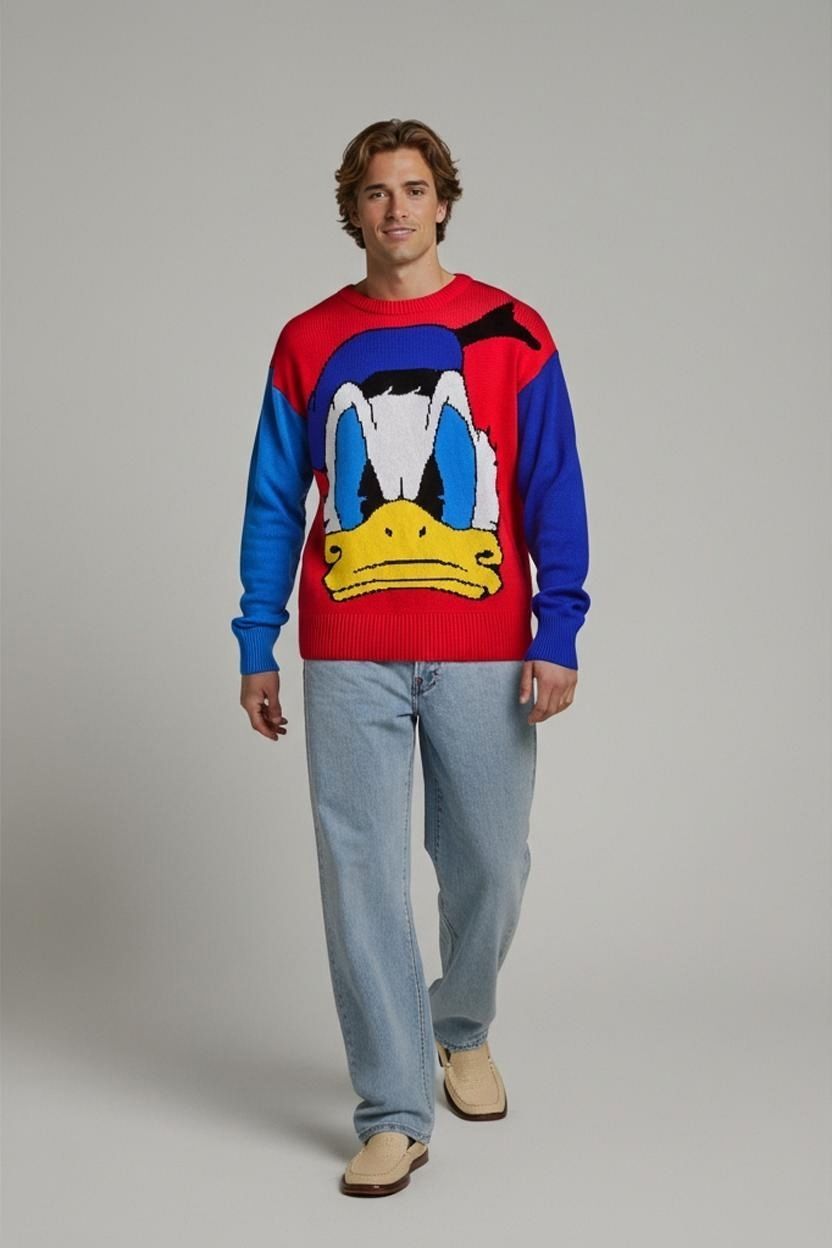 Maglioni & Felpe: Disney Micky Maus Donald Duck Strickpullover - Charakter-Pul – Usato da Zug venduto da vinokilo