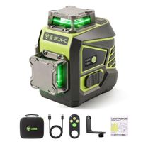 LASGOO 3DX-C 3x360° Kreuzlinienlaser Grün - NEU
