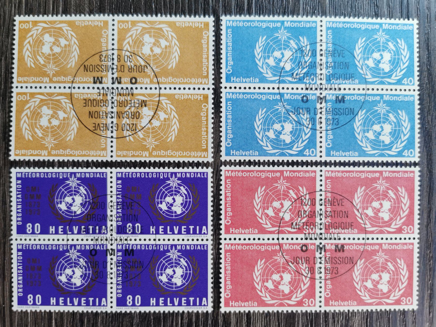 Tutti i francobolli: TR107 Bloc Timbre Suisse 1973 – Usato da Cousset venduto da Patrick_Collections