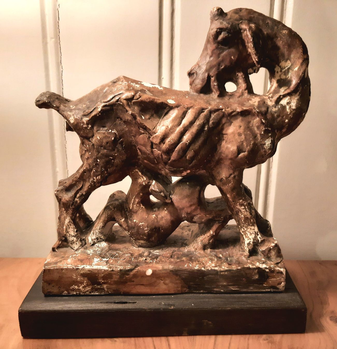 Sculture & Statue: Antike, expressionistische Skulptur monogrammiert – Usato da Arbon venduto da torso444
