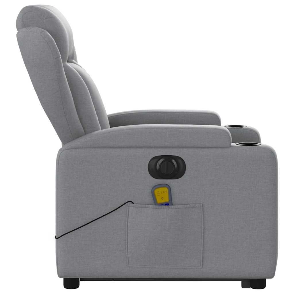 Fauteuils: Elektrischer Massagesessel mit Aufstehhilfe Hellgrau Stoff – Neuf avec emballage d'origine à Seftigen par Deadpool98 6