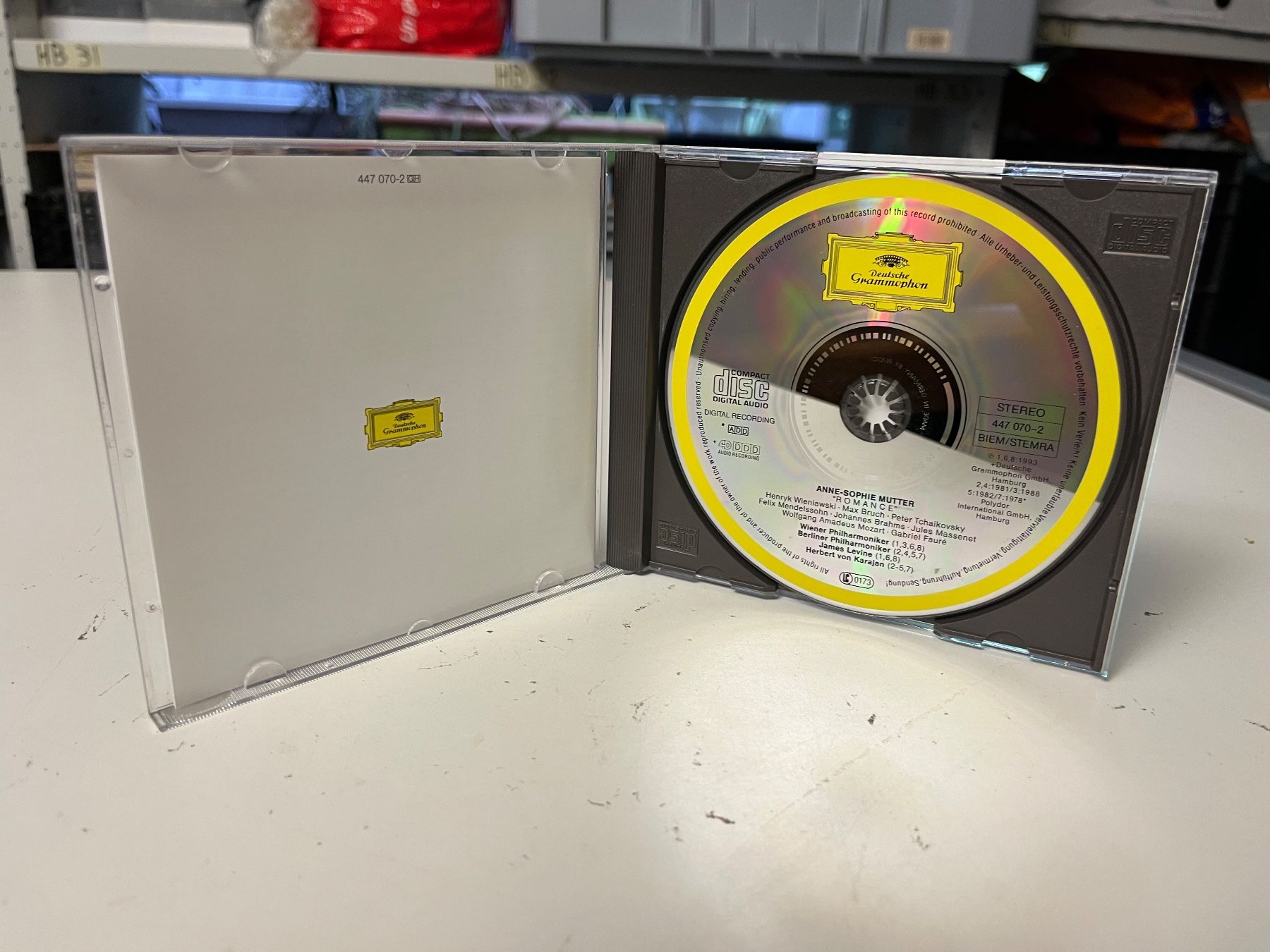 CDs: Anne-Sophie Mutter - Romance - SRA01D – Neu (gemäss Beschreibung) aus Küsnacht ZH von Internetradio 2