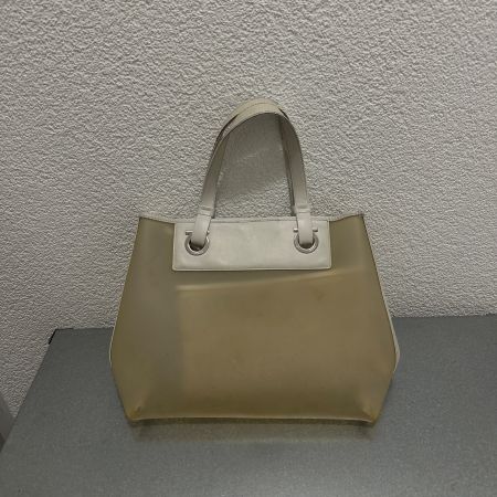 Salvatore Ferragamo Handtasche beige weiss