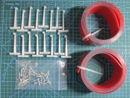 KELLTEC Bandenkit für auf dem Brett Montage 4m mit 16 Halter