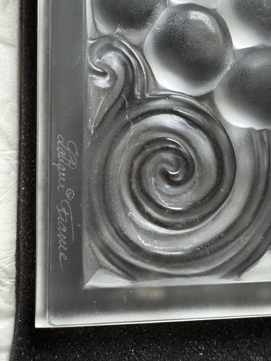 Lalique Tutte le decorazioni: Rare Lalique "Raisins" decorative panel - post 1978 – Usato da Zürich venduto da cru_rbn9 2