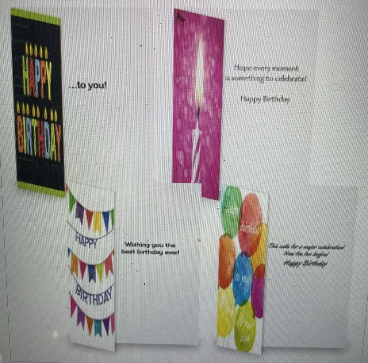 Karten: 20 Colorful Birthday Cards Assortment,& envelopes – Neu und originalverpackt aus Buttikon SZ von trzurigo 1