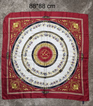 Foulard vintage en soie 88x88 cm